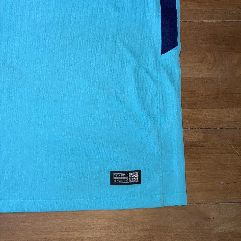 Nike FC Barcelona 2017-18 Away Soccer Jersey Light Blue Rakuten Men’s